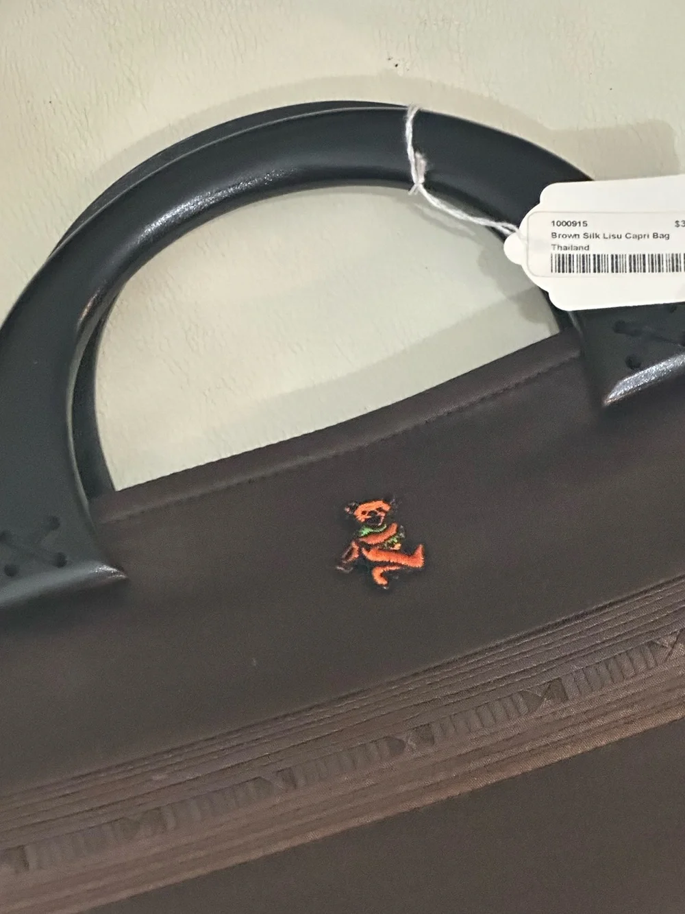 NWT Grateful Dead Dancing Bear Silk Bag